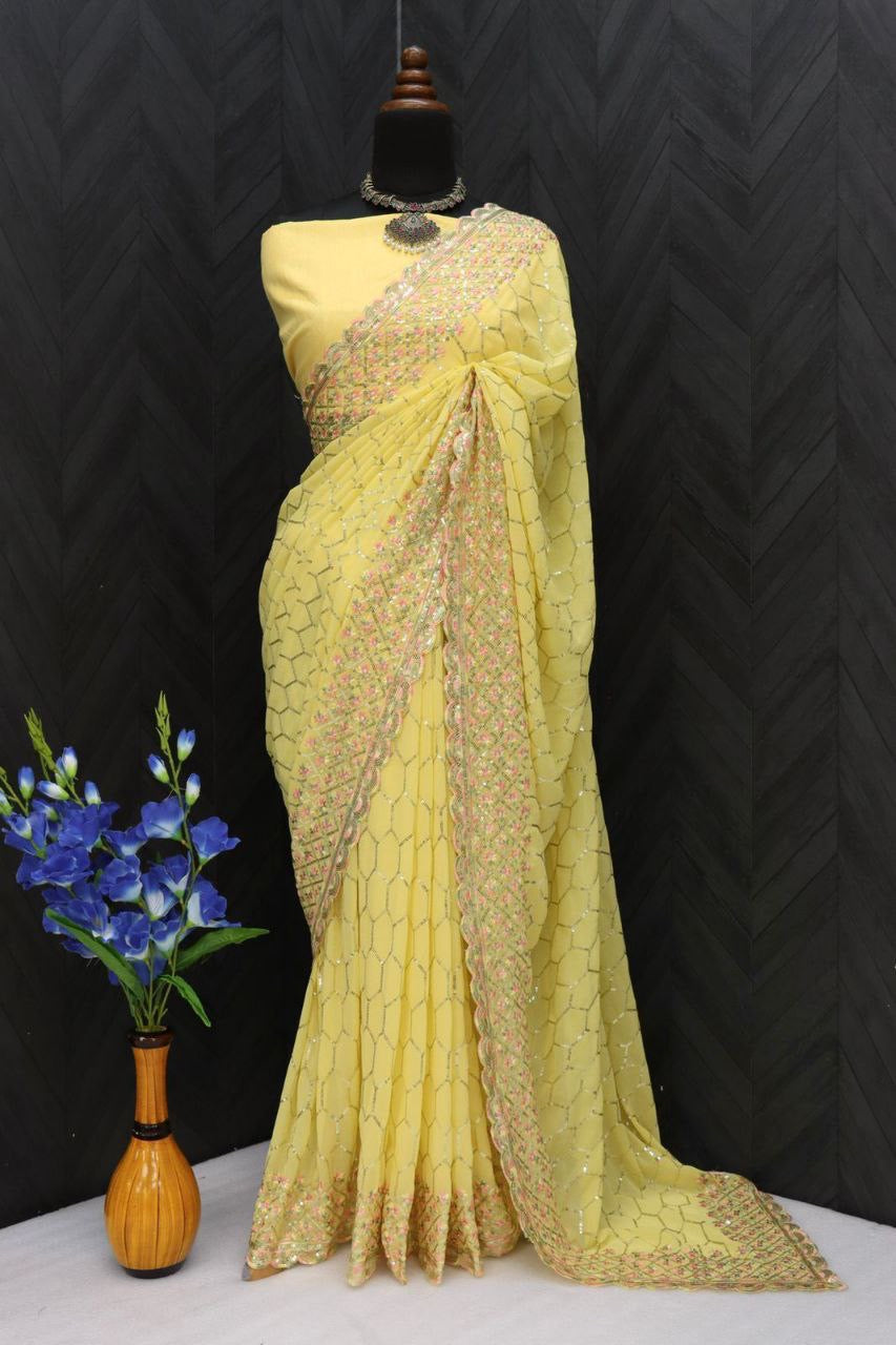 Designer Mermaid Dinner Saree