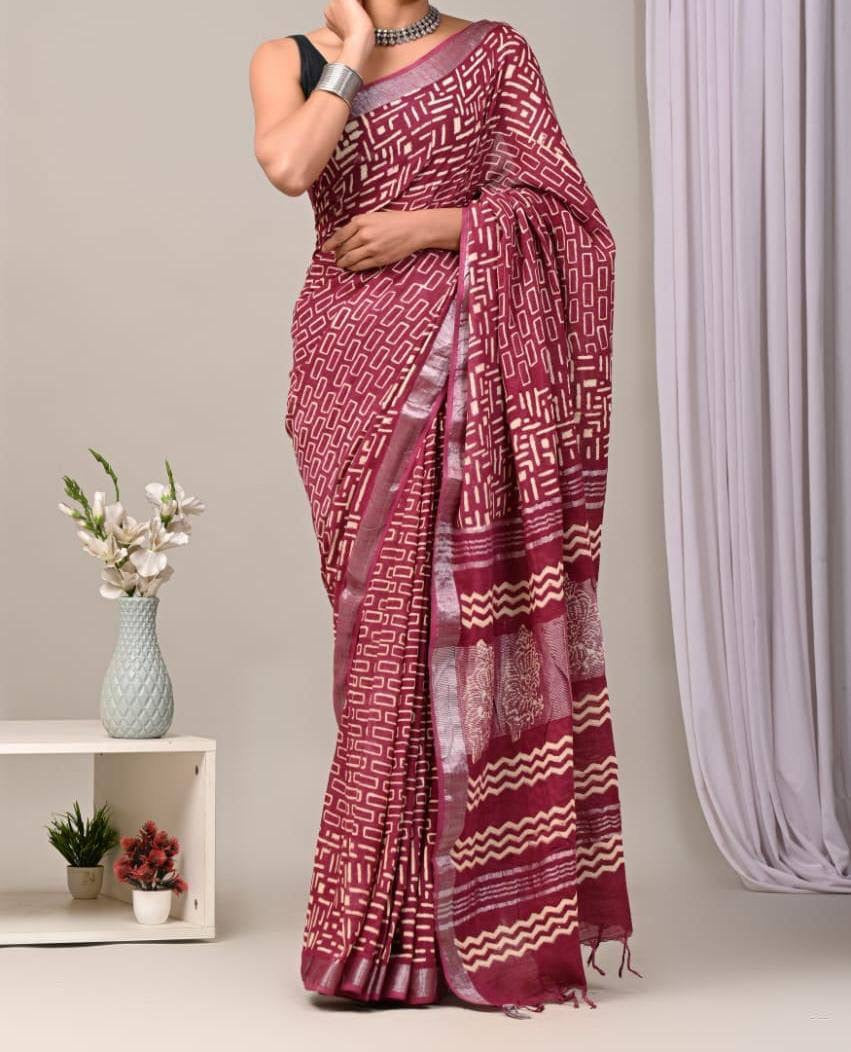 Comfy Linen Saree 1.0