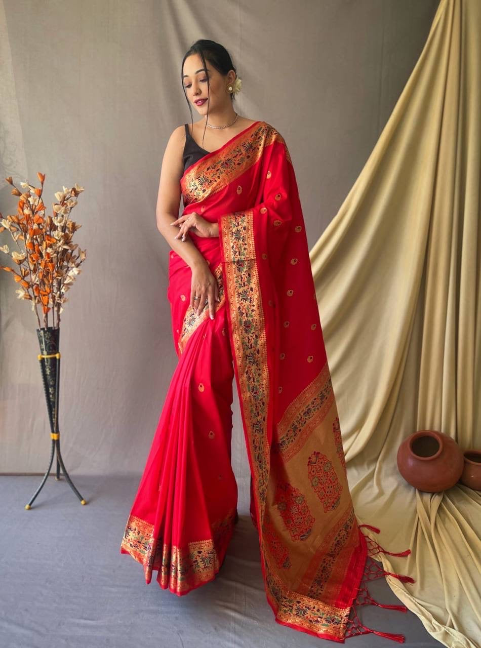 Soft Silk Saree with Gorgeous Borderwork