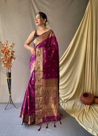 Soft Silk Saree with Gorgeous Borderwork