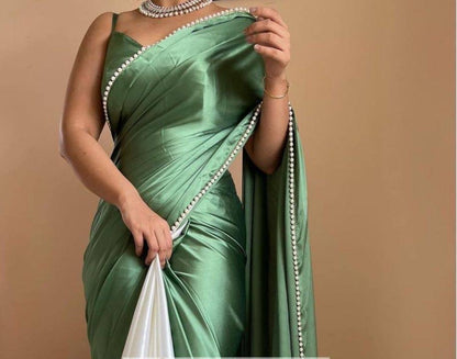 Satin Silk Saree