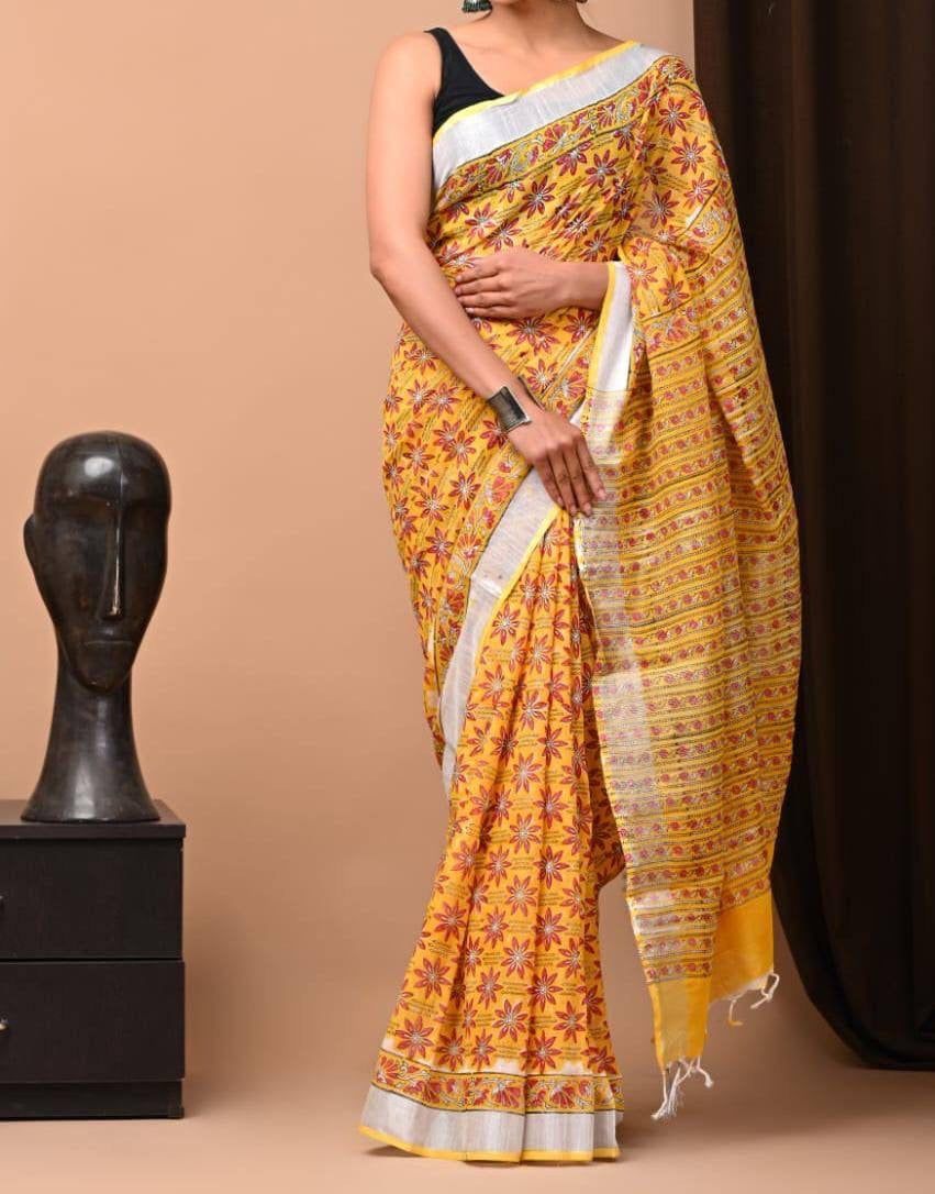 Comfy Linen Saree 1.0