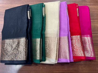 Arohi Baranasi Crepe Saree