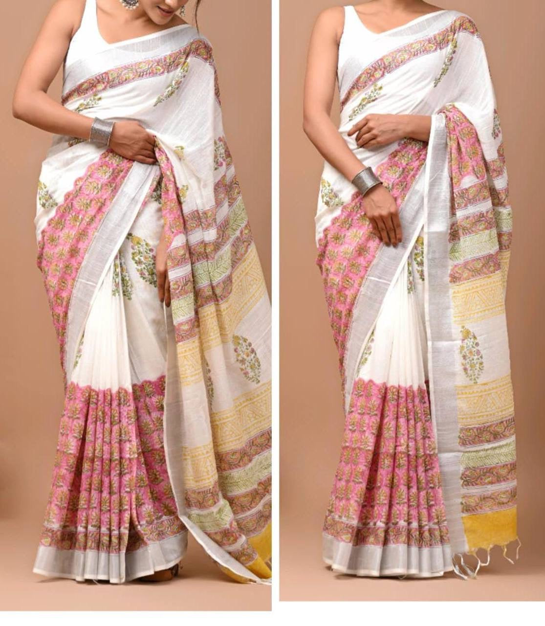 Comfy Linen Saree 1.0