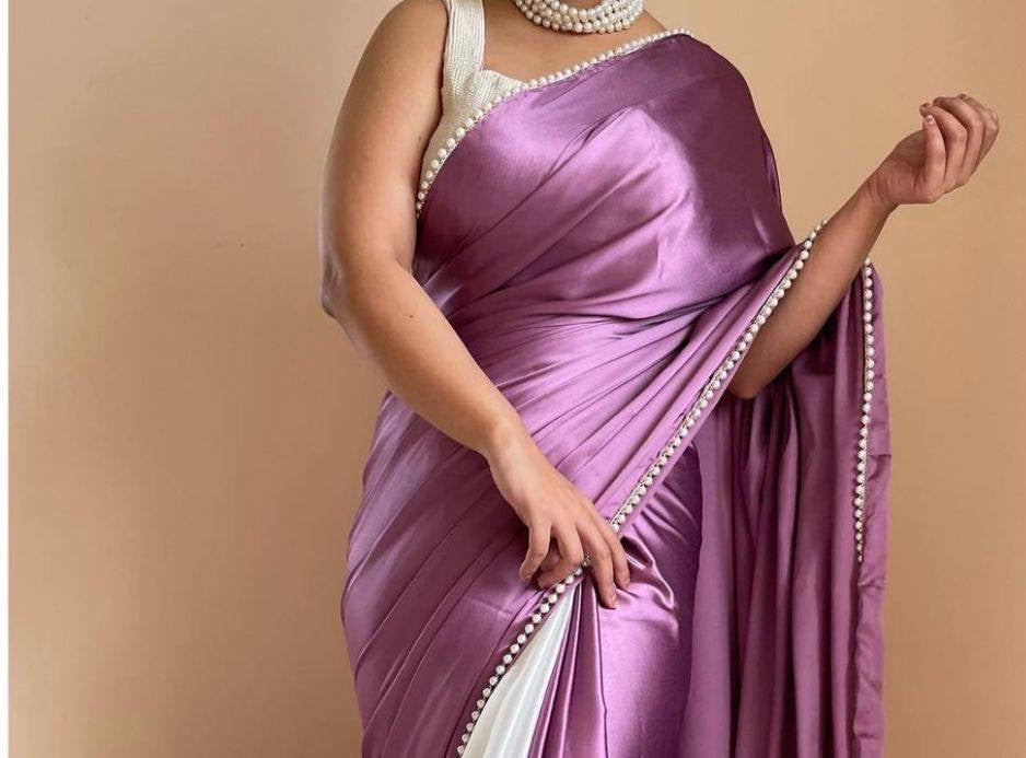 Satin Silk Saree