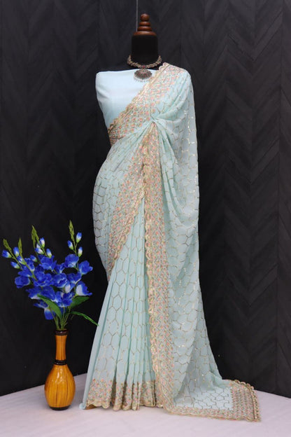 Designer Mermaid Dinner Saree