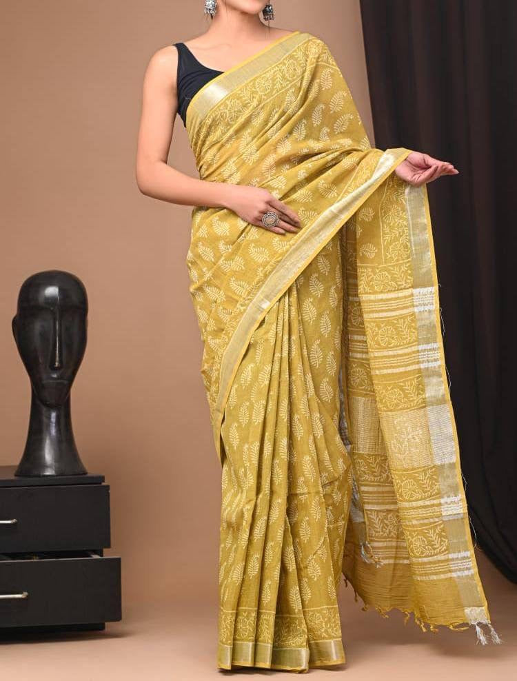 Comfy Linen Saree 1.0