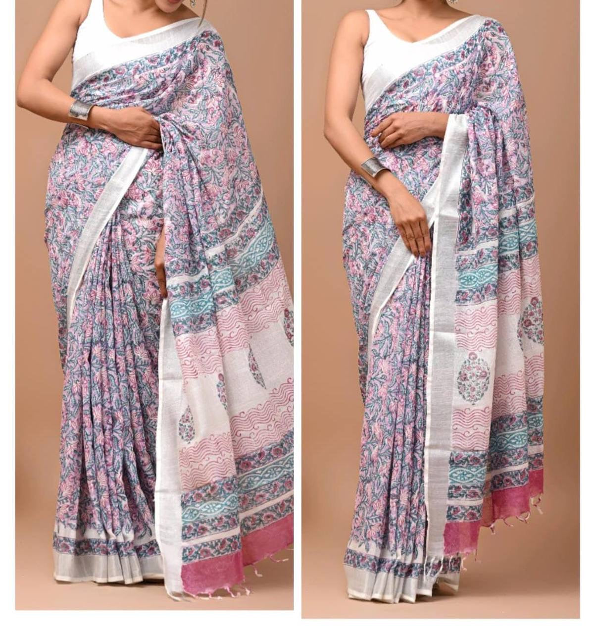 Comfy Linen Saree 1.0