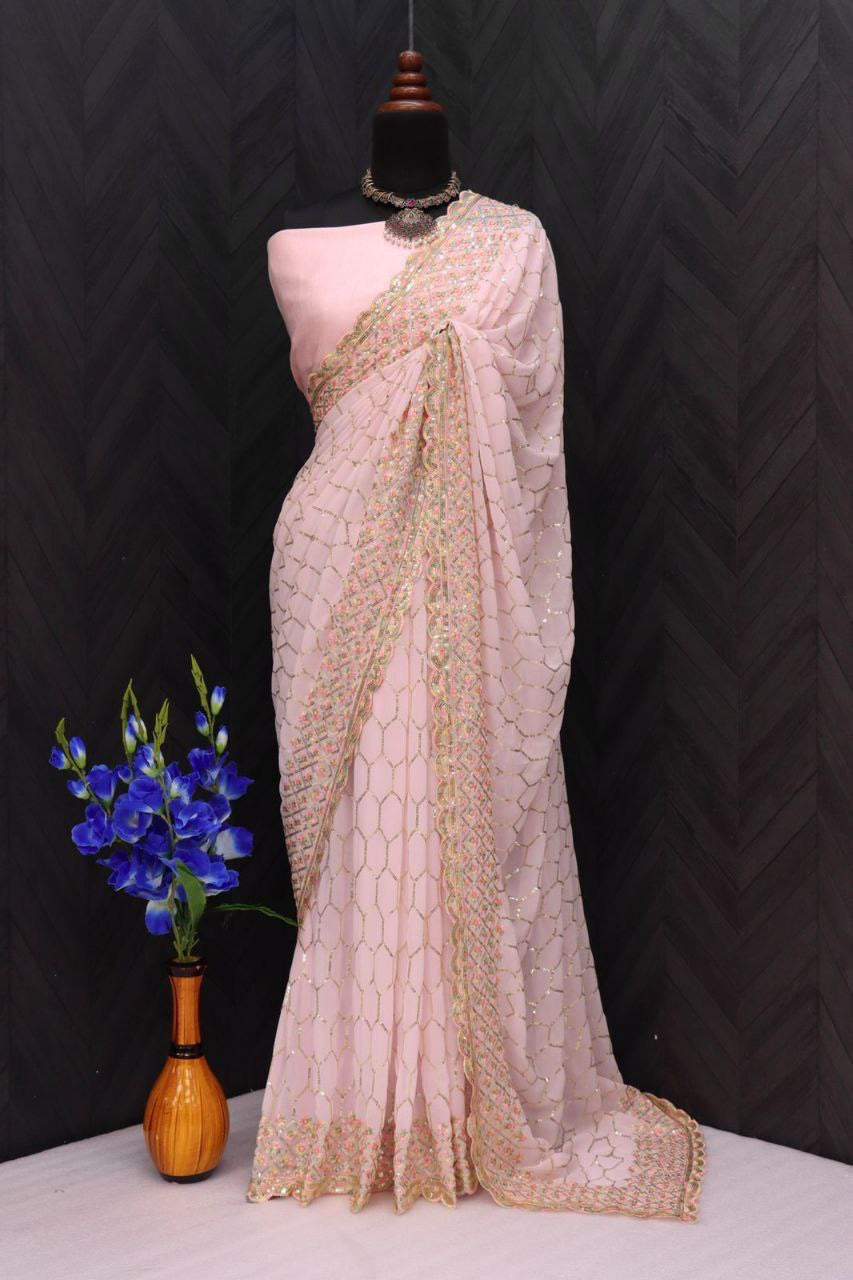 Designer Mermaid Dinner Saree