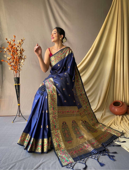 Soft Silk Saree with Gorgeous Borderwork