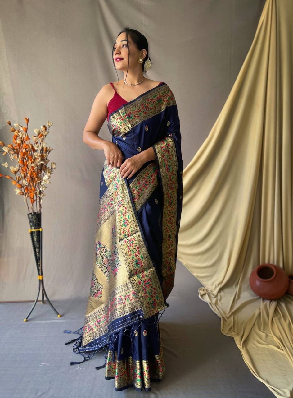 Soft Silk Saree with Gorgeous Borderwork