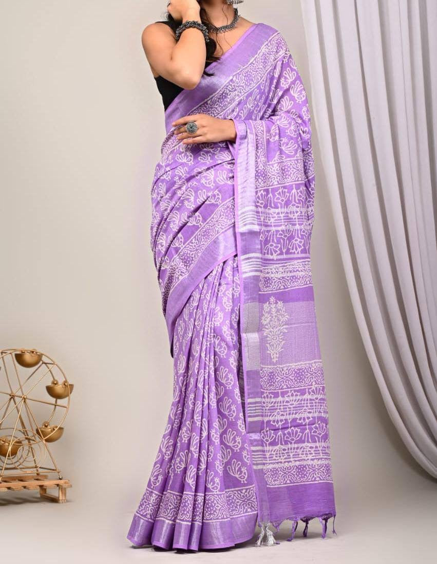 Comfy Linen Saree 1.0