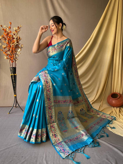 Soft Silk Saree with Gorgeous Borderwork