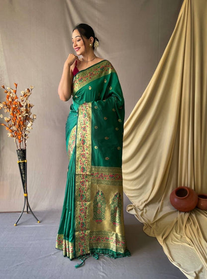 Soft Silk Saree with Gorgeous Borderwork