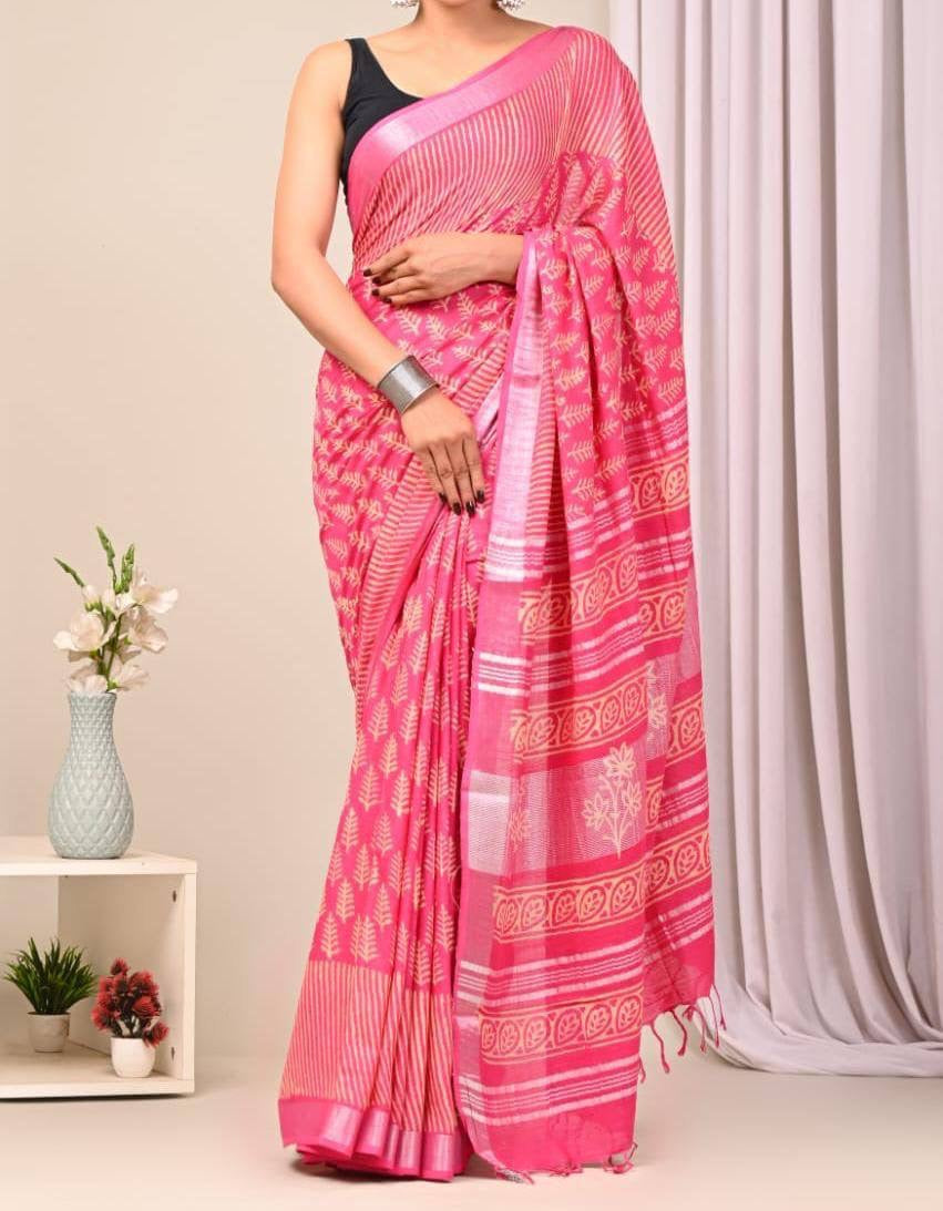 Comfy Linen Saree 1.0