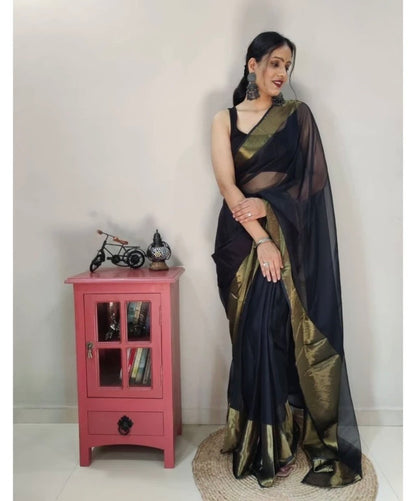 Trending LINA Chiffon Georgette Saree with big border