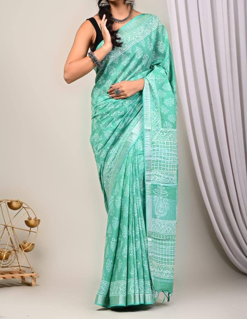 Comfy Linen Saree 1.0