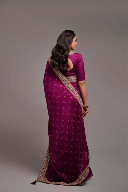 Meera 2.0 Georgette Saree with Grand Border