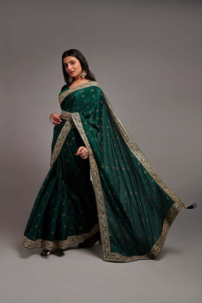 Meera 2.0 Georgette Saree with Grand Border