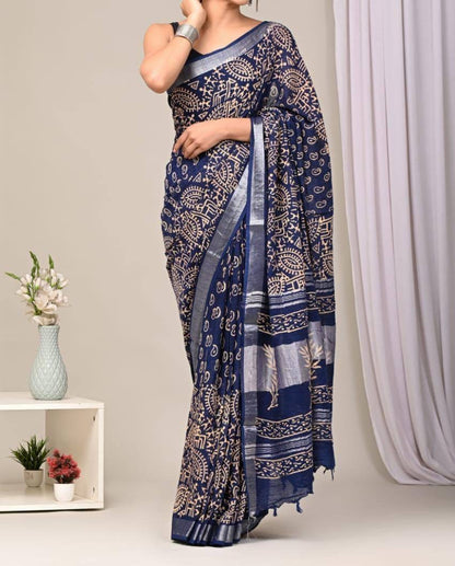 Comfy Linen Saree 1.0