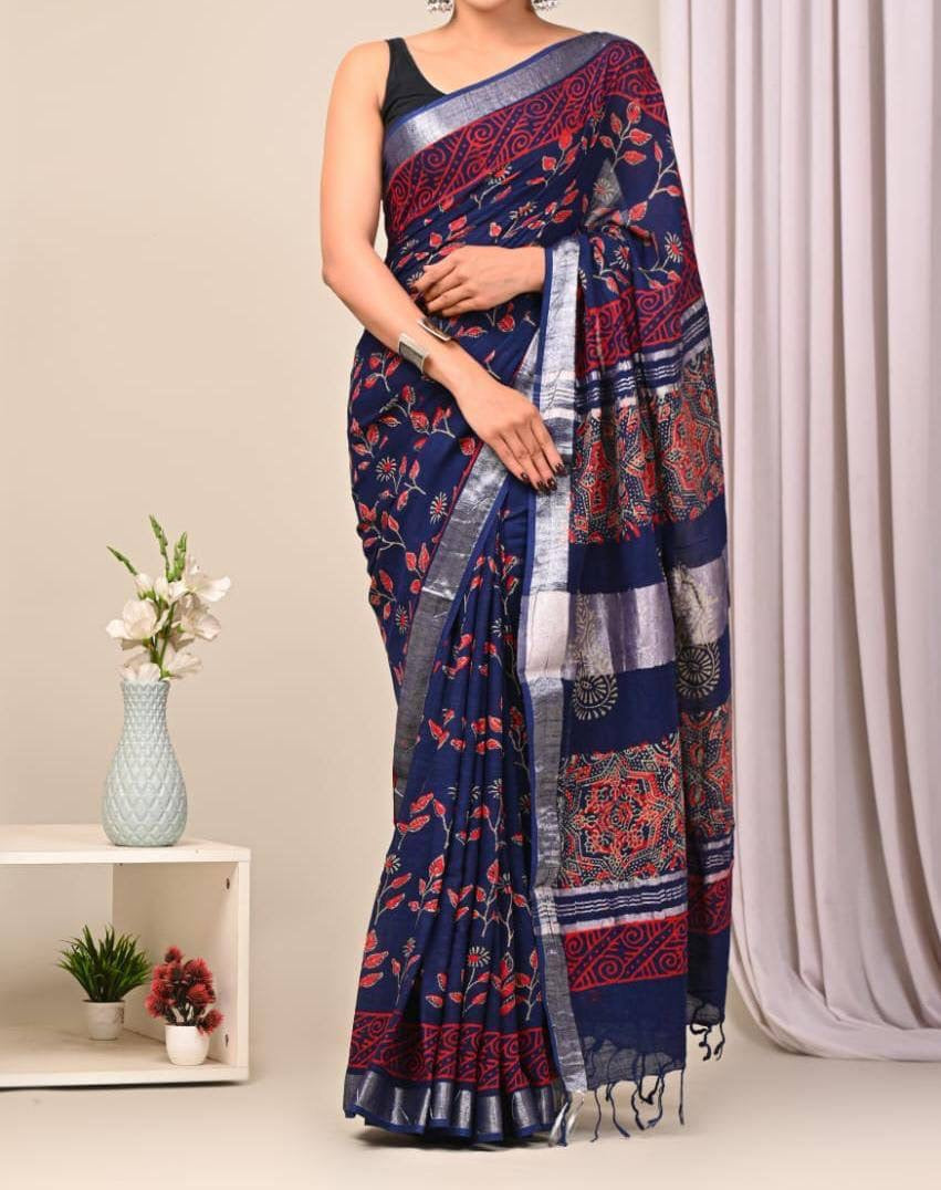 Comfy Linen Saree 1.0