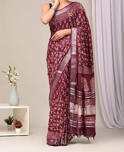 Comfy Linen Saree 1.0