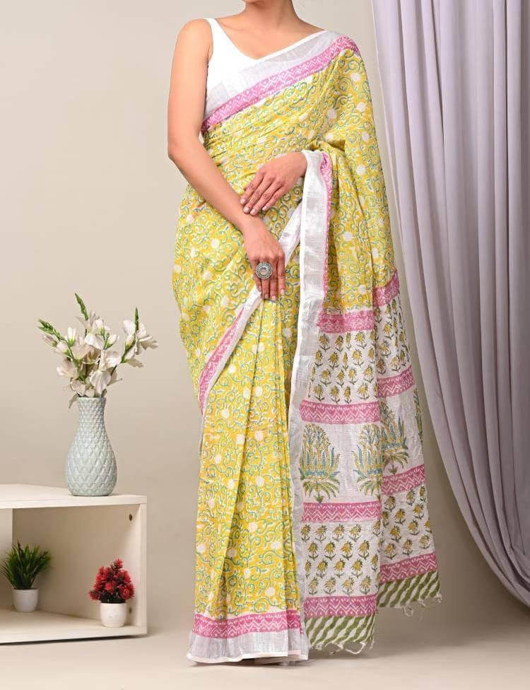 Comfy Linen Saree 1.0