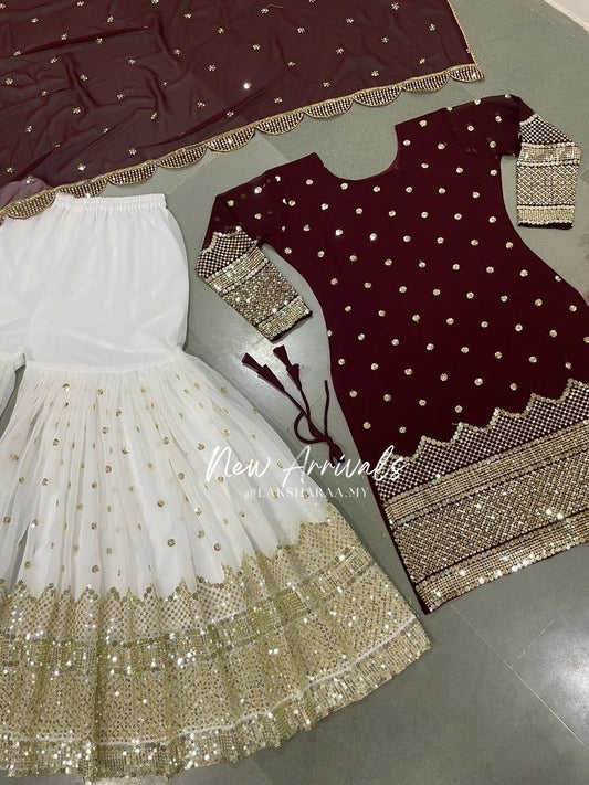 Naisha Grand Sharara Suit