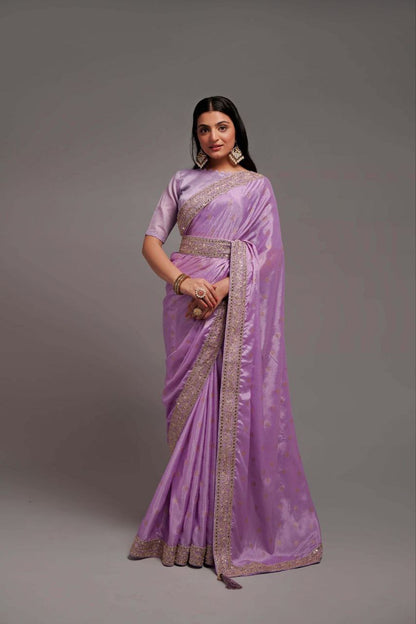 Meera 2.0 Georgette Saree with Grand Border