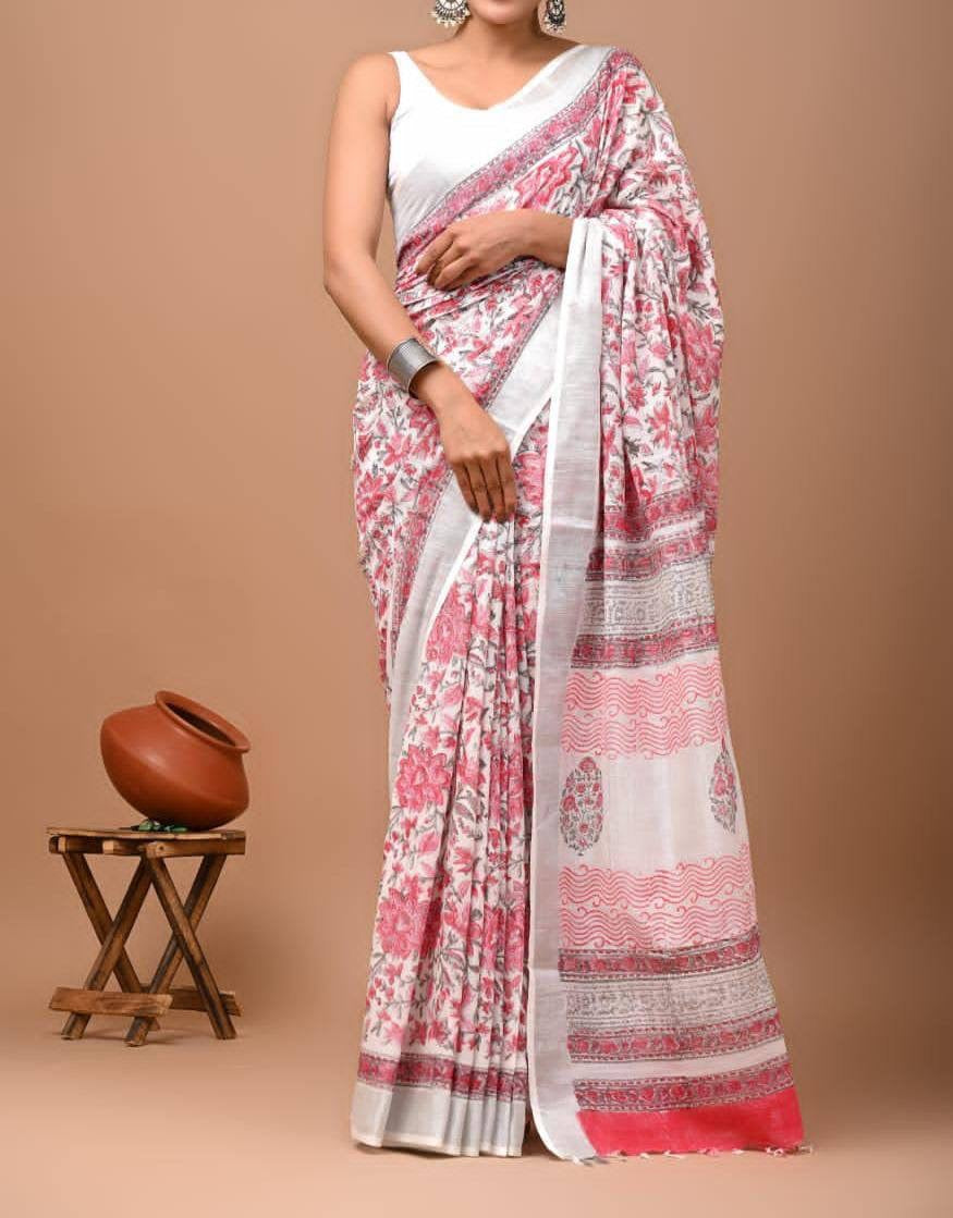 Comfy Linen Saree 1.0