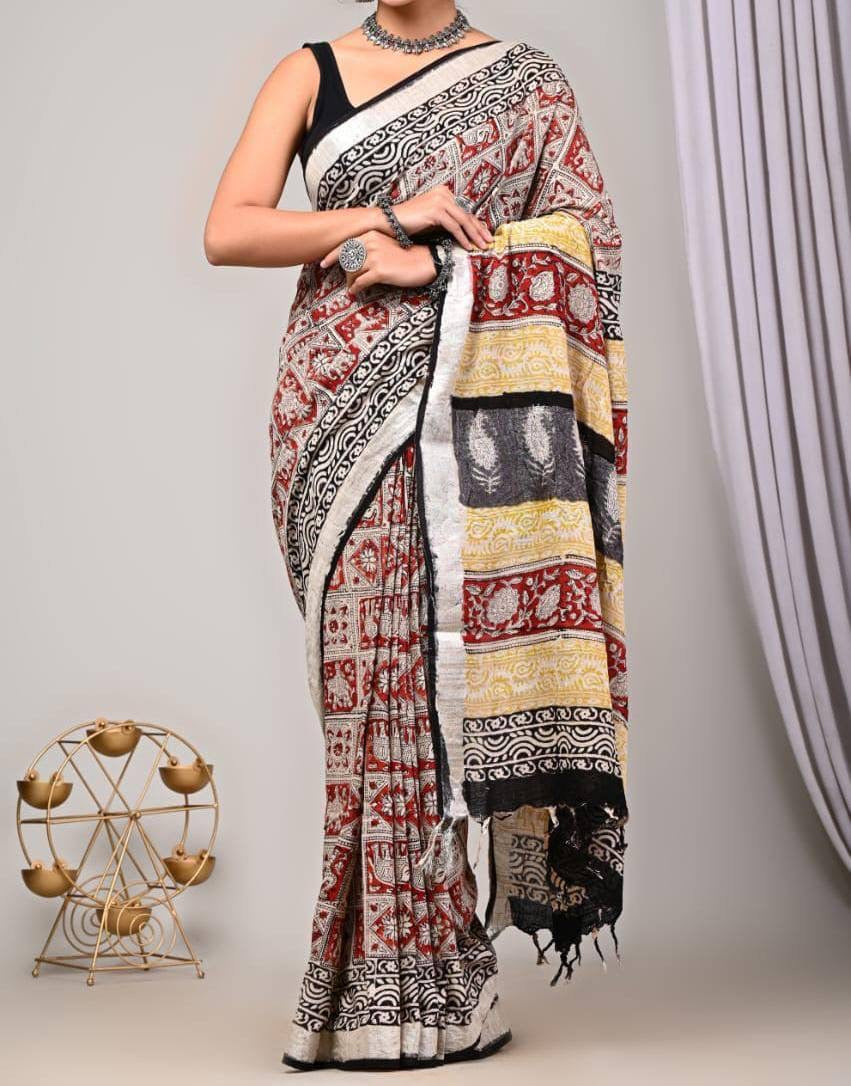 Comfy Linen Saree 1.0