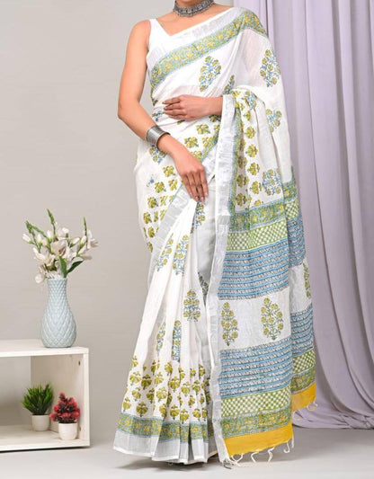 Comfy Linen Saree 1.0