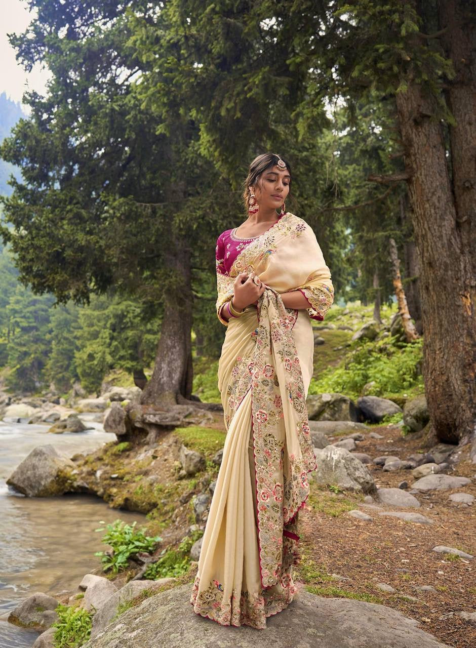 NITYA - Designer Georgette Saree