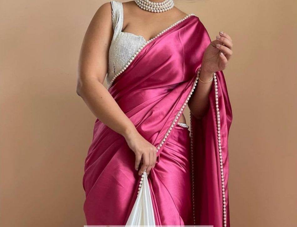 Satin Silk Saree