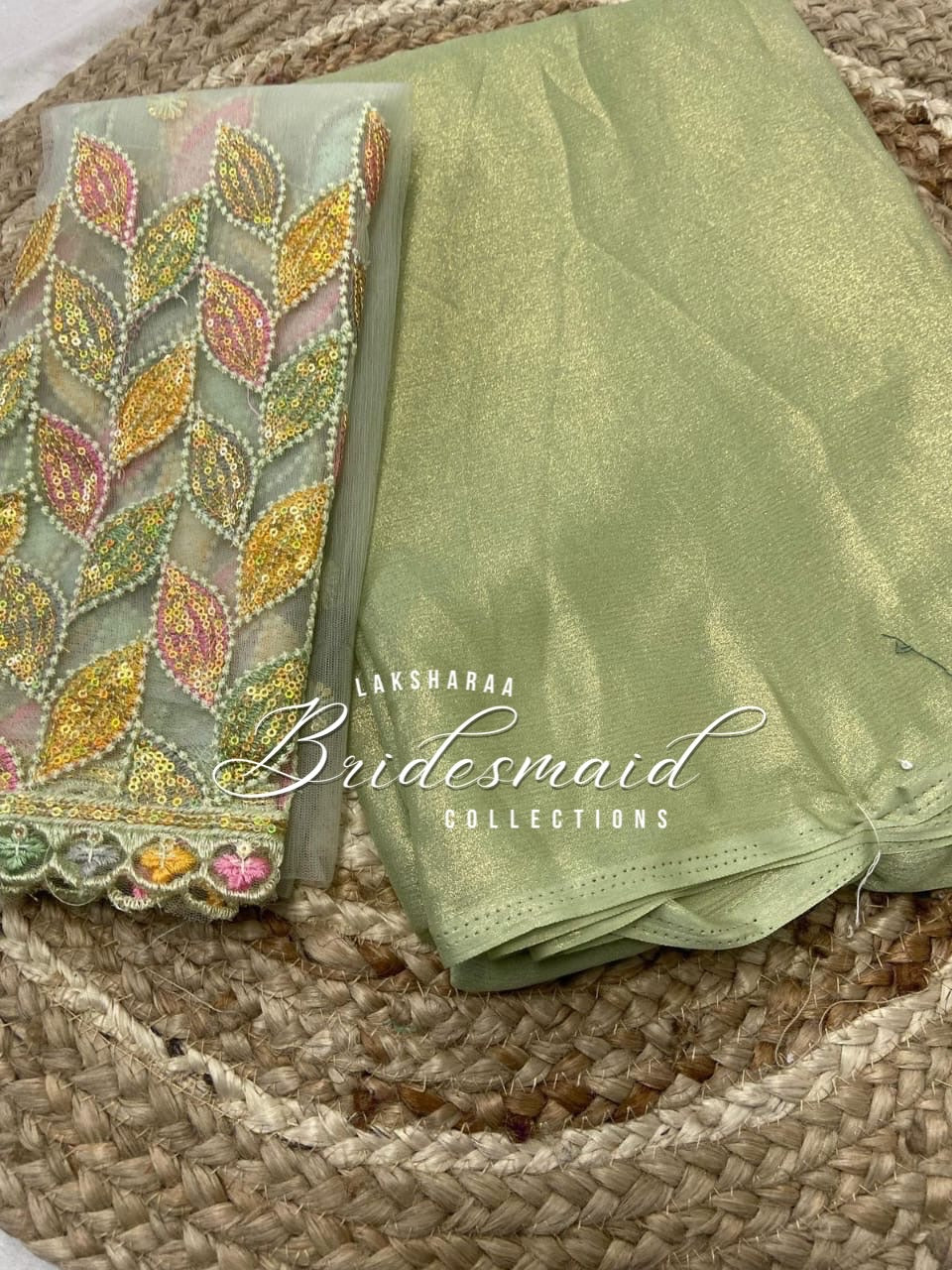 Chiffon Shimmer Saree - Bridesmaid Special