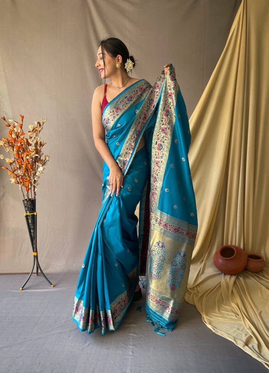 Soft Silk Saree with Gorgeous Borderwork