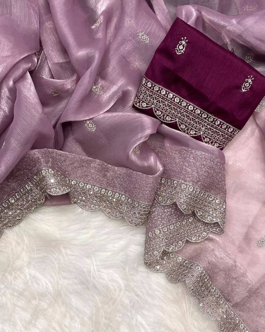 Samara - Designer Shimmer Saree