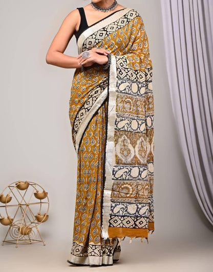 Comfy Linen Saree 1.0