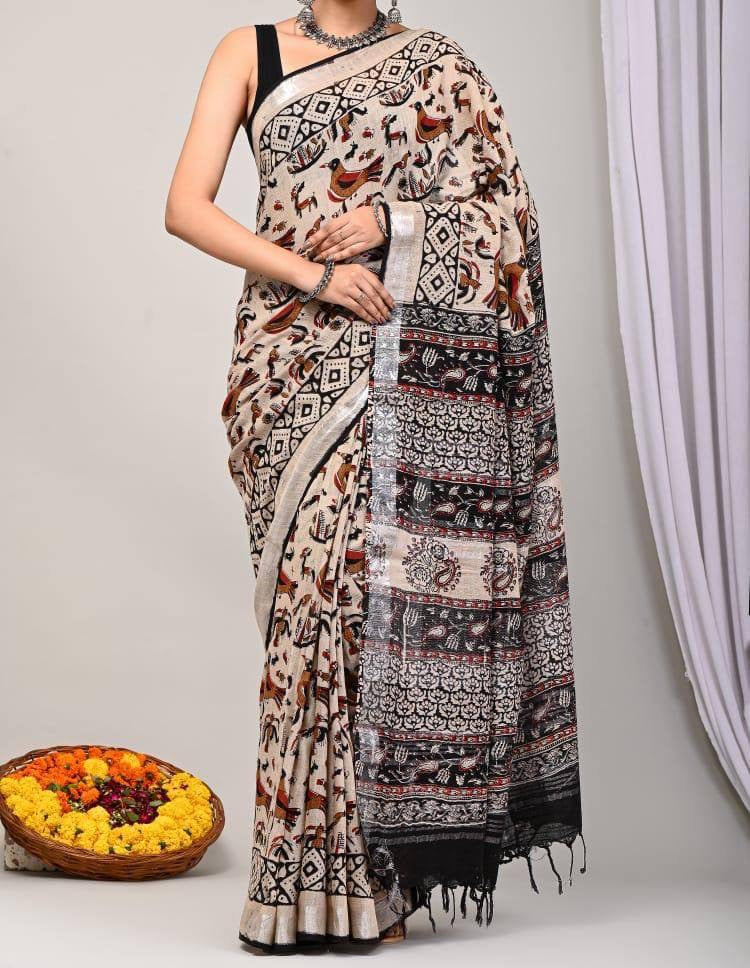 Comfy Linen Saree 1.0