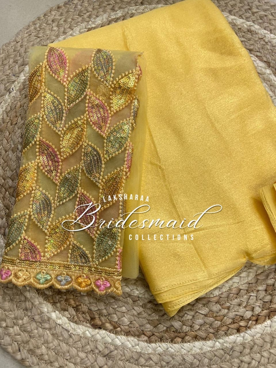 Chiffon Shimmer Saree - Bridesmaid Special