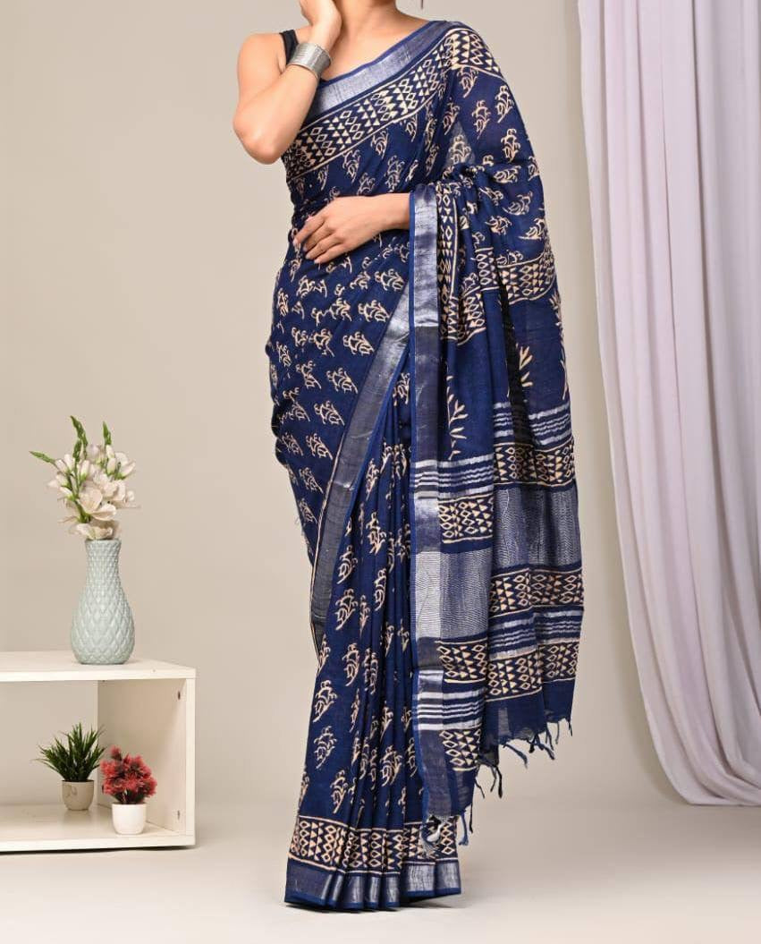 Comfy Linen Saree 1.0