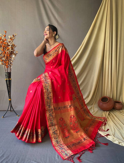 Soft Silk Saree with Gorgeous Borderwork