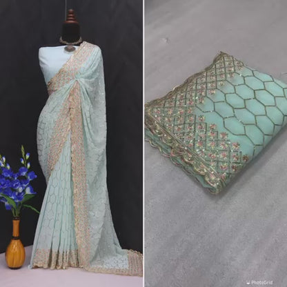 Designer Mermaid Dinner Saree