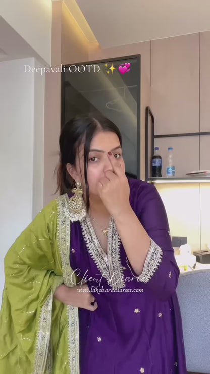 ADHIRAA — Premium Vichitra Silk Kurta Sets