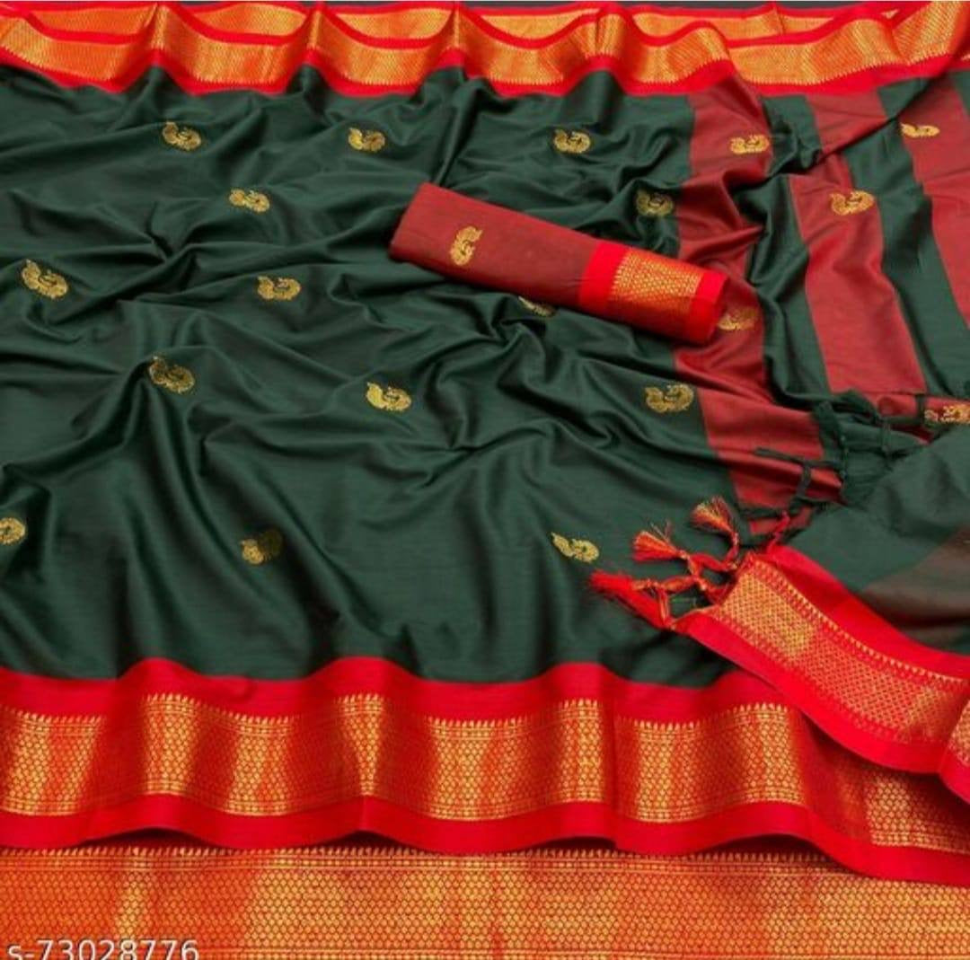 Korvai Cotton Silk Saree - Bridesmaid Special