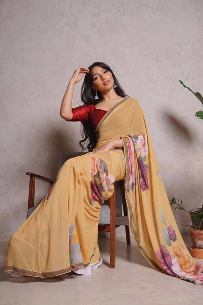 Floral Georgette Sarees