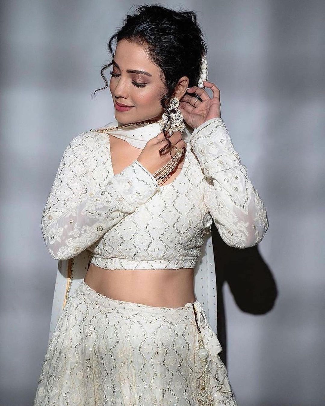 White Dove Lucknowi Lehenga