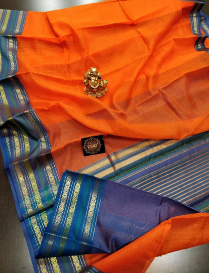 Rich Kora Cotton Saree