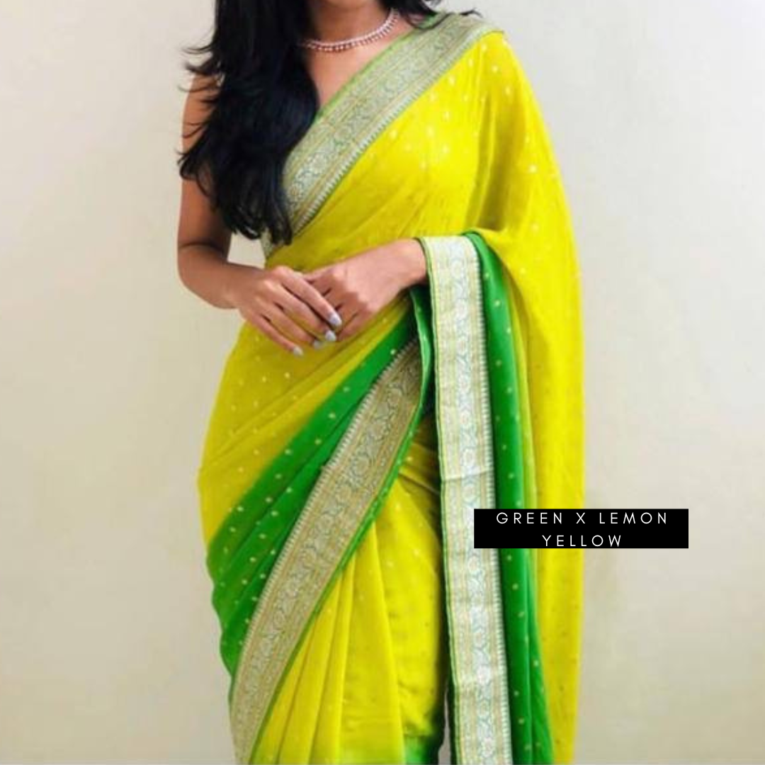 Ombré Georgette Sarees