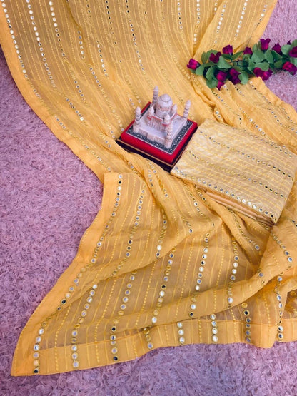 Heer Georgette Saree